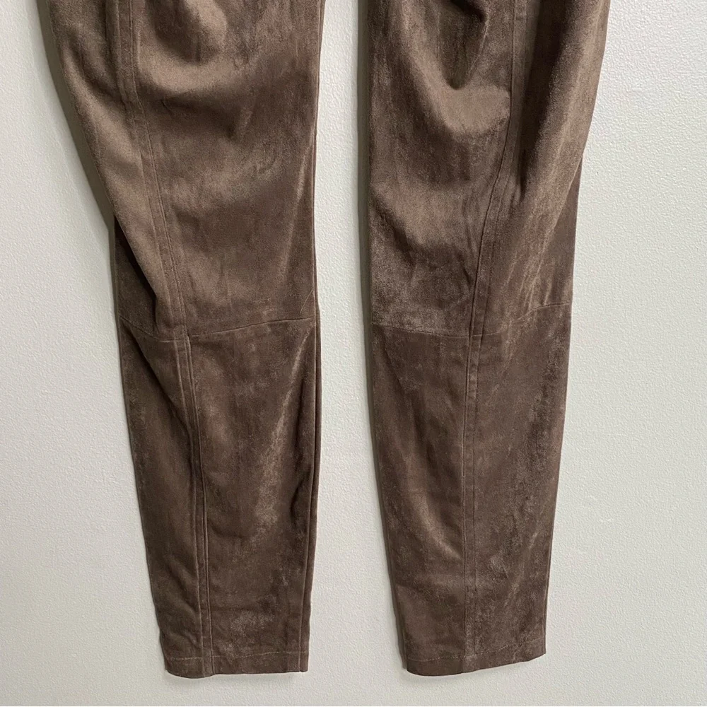 BB Dakota Bark Wilton Faux Suede Leggings Size Medium